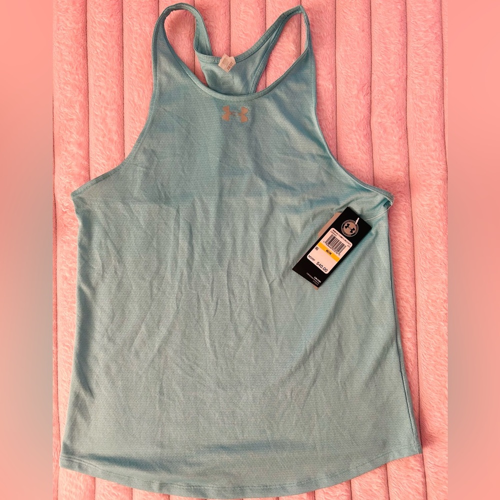 Under Armour, light blue, medium, heat gear